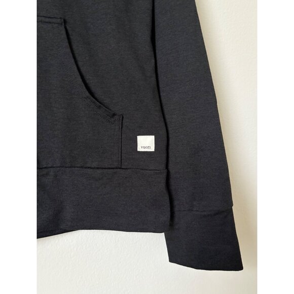 Vuori Halo Performance Hoodie 2.0 Soft DreamKnit Black Heather Stretch Medium - Picture 5 of 9